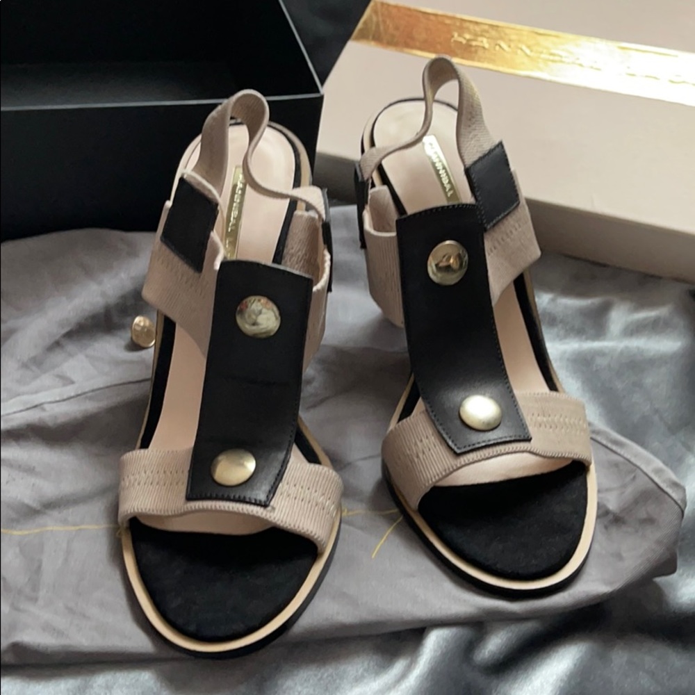 High hills sandals. Brand new.